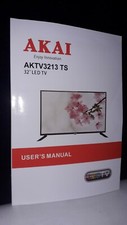 Akai tv lcd 32" AKTV3213TS manuale d'uso istruzioni libretto art. 1559