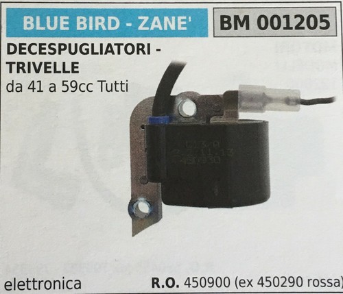 Bobina elettronica blue - bobina,