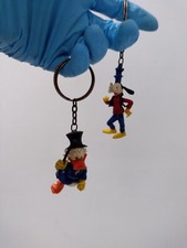 COPPIA Portachiavi Walt Disney anni 70 vintage PLUTO + PIPPO