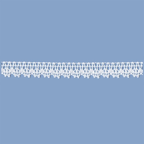 Merletto cotone bianco - cotone,