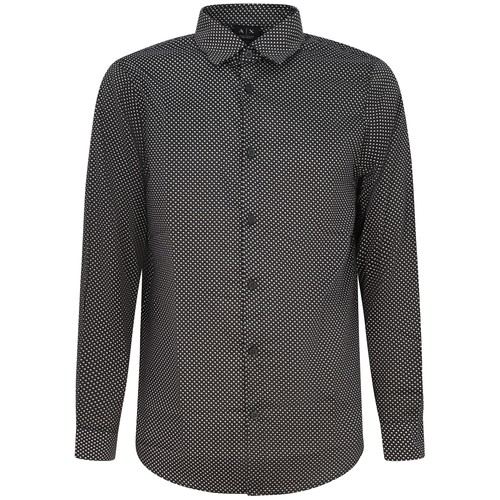 Armani exchange camicia nera - camicia,