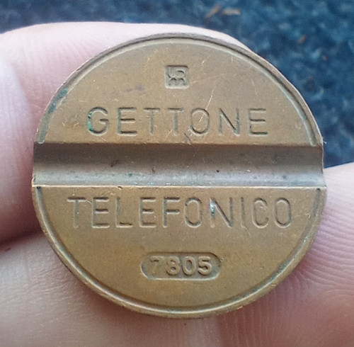 Gettone telefonico 7805 - gettone,
