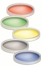 Color discs garden spotlight