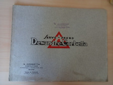 DEWANDRE CORBETTA SEVO FRENO AUTO-CAMION-RIMORCHI CATALOGO ORIGINALE ANNI '30
