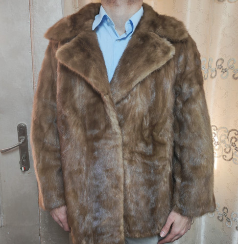 Giacca pelliccia visone - , bionda