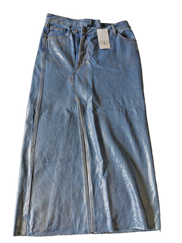 Maxi gonna denim jeans zara - gonna,