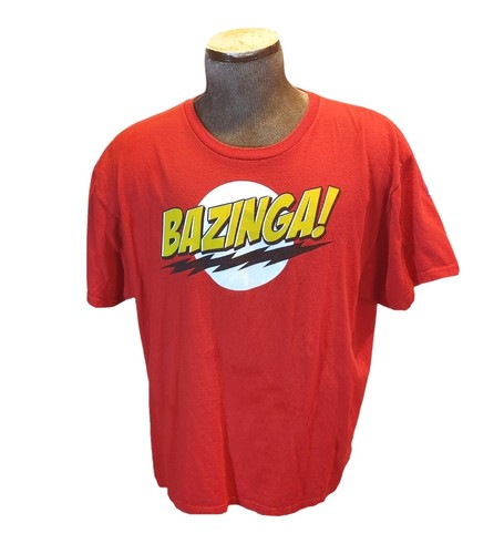 Shirt bazinga rossa - t-shirt, xl
