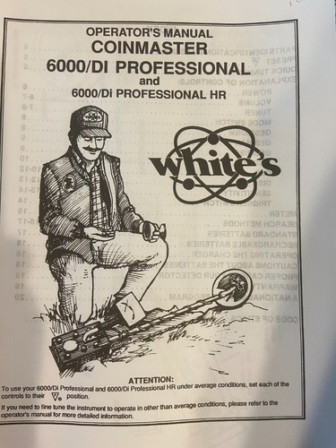 Whites coinmaster 6000 - whites, pro