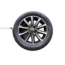 4 CERCHI IN LEGA 15'' CON GOMME NERO TOYOTA AYGO NUOVO ORIGINALE PW457-0H006-BM