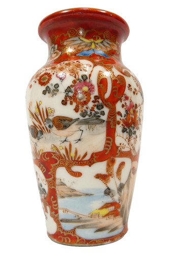 Vaso kutani giappone meiji - vaso,