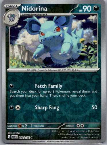 Nidorina reverse holo non - nidorina,