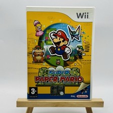 SUPER PAPER MARIO NINTENDO WII  PAL ITALIANO COMPLETO DISCO COME NUOVO 
