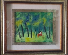 Autentico olio su tela  dell'80 autore Gian Rodolfo D'Accardi (1906-1993)