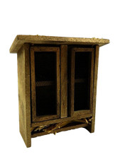 Conigliera in Legno Cm 3,5x8x11h Conigli Fattoria Presepe