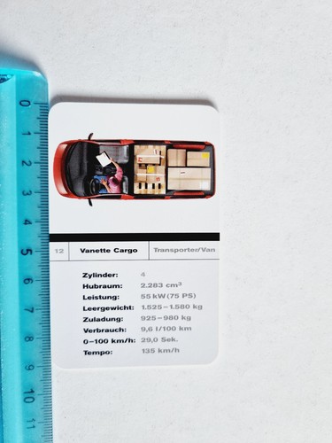 Nissan vanette cargo - vanette, card