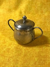 zuccheriera vintage in silver