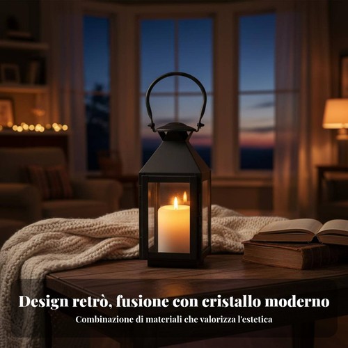 Lanterna vintage ferro con - in,