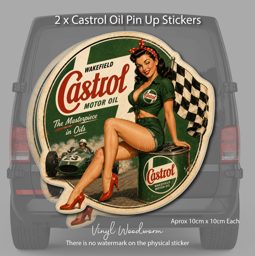 Adesivi castrol olio - 2,