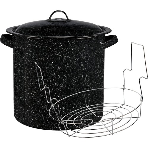 Granitoware canner - granitoware, qt.