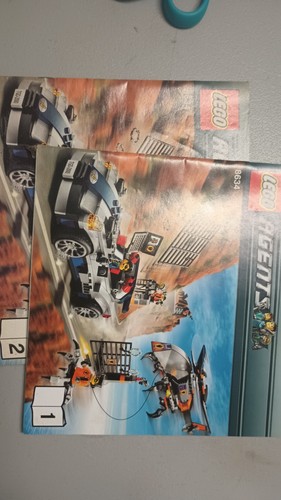Lego agents 8635 set manuale - lego,