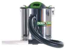Bidone Aspiracenere DIAVOLINA 800W Serbatoio Inox 10L x Camiletti stufe pellet