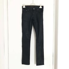 Nudie Jeans e co. pantalone donna taglia 26 Nuovi Mai Indossati Cotone Spalmato
