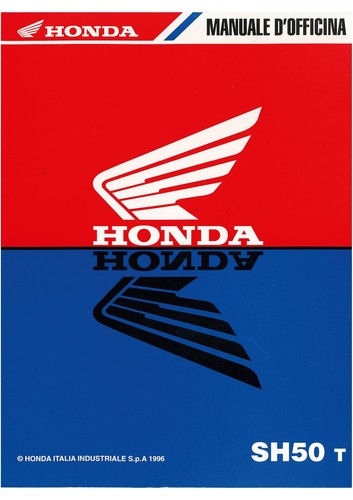 Manuale officina honda sh50 - manuale,