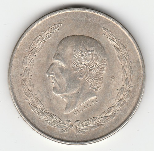 Messico pesos 1951 hidalgo - messico, 5