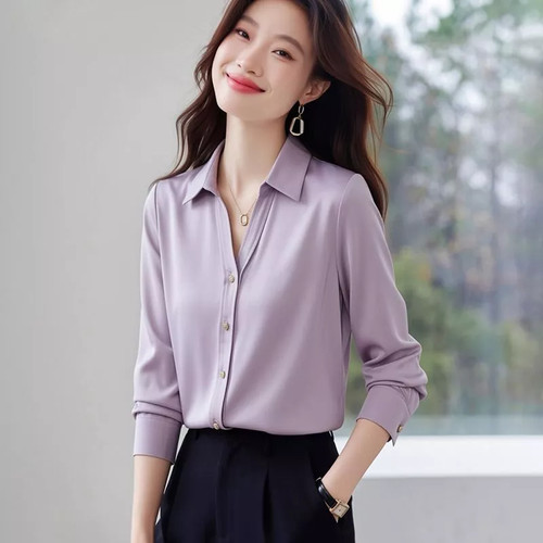 Camicia elegante donna maniche - camicia,