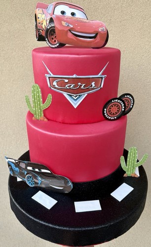 Torta scenografica cars - torta,