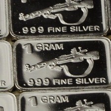 Lotto di (30) fucile Mosin-Nagant argento da un grammo .999 argento fino 30 G = 1,05822 oz