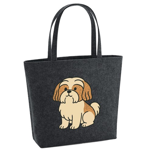 Shopper feltro shih - in,