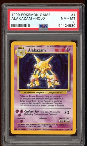 Alakazam holo 102 - 1/102, psa