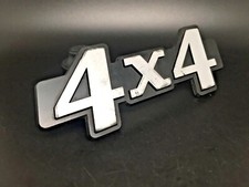 AUTO EPOCA 4X4 110MM LOGO SIGLA EMBLEMA FREGIO STEMMA SCRITTA TARGHETTA BADGE 