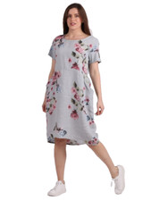 Abito lino italiano taglia