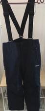 PANTALONI DA SCI NEVE BRUGI BLU con bretelle cerniera tasche