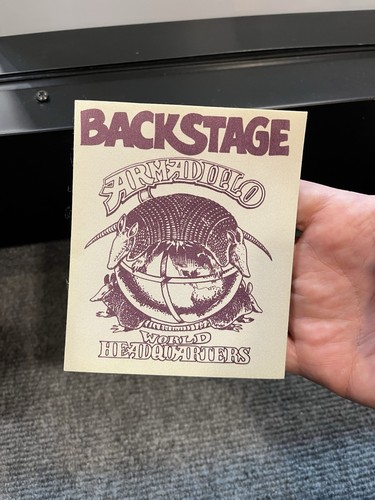 Vintage backstage pass - backstage,