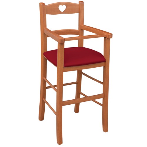 Seggiolone legno color - seggiolone,
