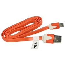 USB A - Micro USB Kabel für Asus PadFone mini (Intel) mini 4G (Intel) 1m orange