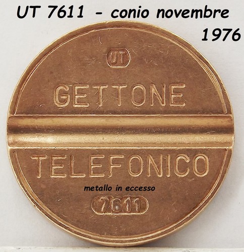 1976 gettone telefonico - gettone, ut