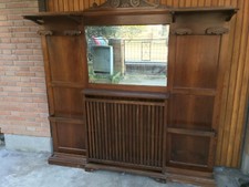 MOBILE DA INGRESSO ATTACCAPANNI - PORTA OMBRELLI - SPECCHIERA - VINTAGE ANNI 70