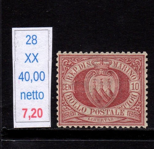 San marino 1894 - 1894, 10