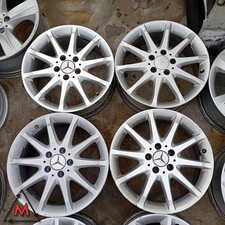 SET 4 CERCHI IN LEGA 7Jx17 5x112 ET49 MERCEDES CLASSE B W245 2005-2008 112602