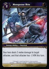 Mongoose Bite - Wrathgate - World of Warcraft TCG