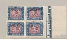 1952 italy trieste tax - 1952,