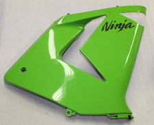 KAWASAKI ZX10R ZXT00C 2004-2005 CARENA LATERALE DESTRA SIDE FAIRING GREEN RIGH