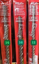 3 pezzi Punte Trapano Muro SDS