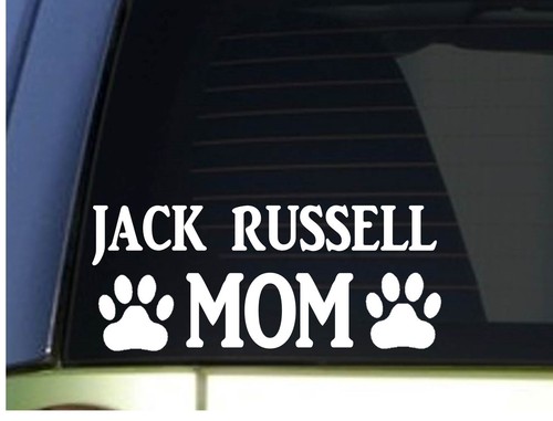 Adesivo jack russell mamma - russell,