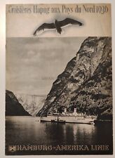LINEA AMERICA AMBURGO - Croisières Hapag aux Pays du Nord 1936 Brochure 12 pagine