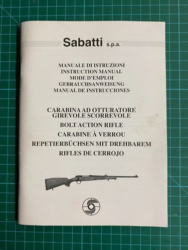 Sabatti manuale uso carabina - sabatti,